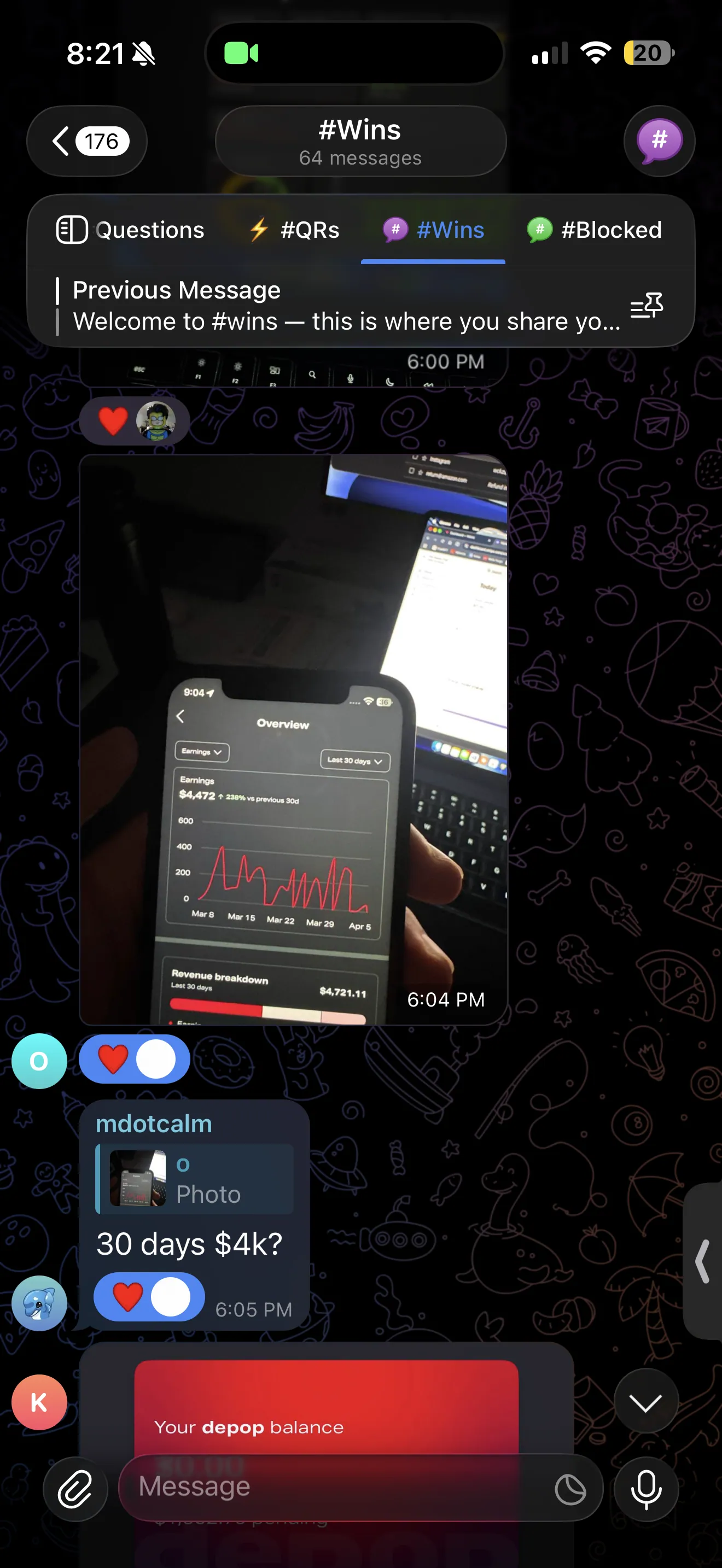mdotcalm — This week